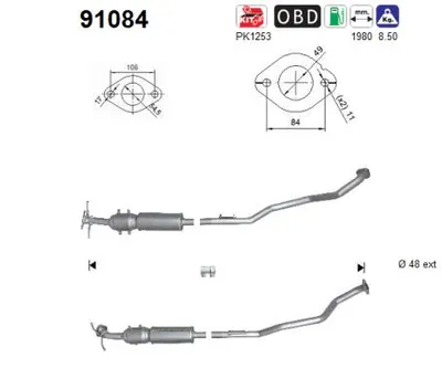 Catalyseur Suzuki SWIFT III