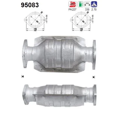 Catalyseur Toyota CAMRY · Toyota CAMRY Estate · Toyota PREVIA I