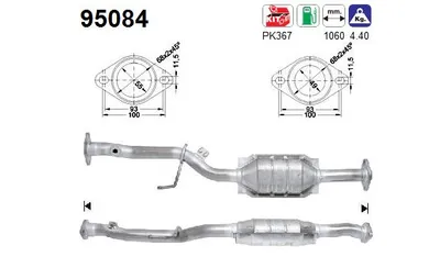 Catalyseur Toyota AVENSIS · Toyota AVENSIS Liftback · Toyota AVENSIS Estate