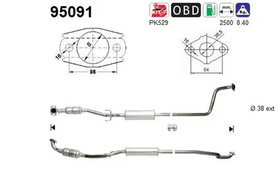 Catalyseur Toyota YARIS