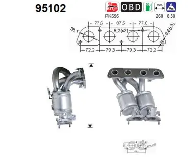 Catalyseur Toyota MR2 III