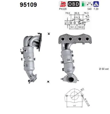 Catalyseur Toyota PREVIA II