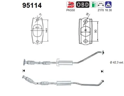 Catalyseur AS 95114