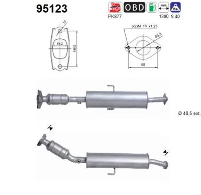 Catalyseur Toyota AURIS