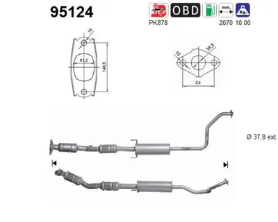 Catalyseur Toyota PRIUS Liftback