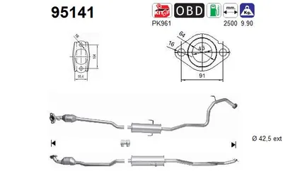 Catalyseur Toyota YARIS