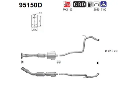 Catalyseur Toyota YARIS