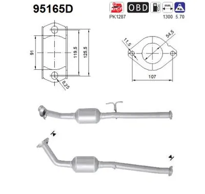 Catalyseur Toyota HILUX VII Pickup · Toyota HILUX VII Platform/Chassis