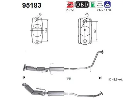 Catalyseur Toyota PRIUS · Toyota PRIUS PHV
