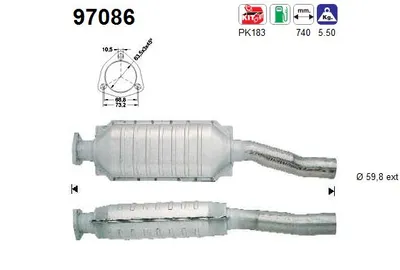 Catalyseur Volvo 740 Kombi · Volvo 940 Kombi · Volvo 940 II