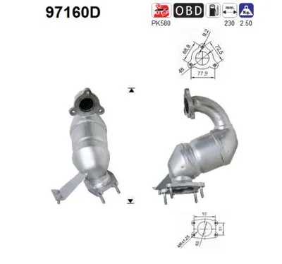 Catalyseur Volvo S40 I · Volvo V40 Estate · Mitsubishi CARISMA