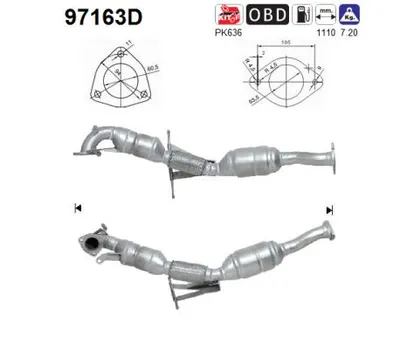 Catalyseur Volvo S80 I · Volvo V70 II · Volvo S60 I