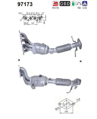 Catalyseur AS 97173