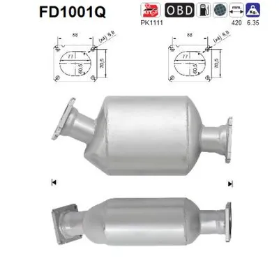 Filtre à particules / à suie, échappement Bmw 7 · Bmw 5 · Bmw X5