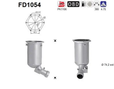 Filtre à particules / à suie, échappement Mercedes-Benz E-CLASS T-Model · Mercedes-Benz E-CLASS