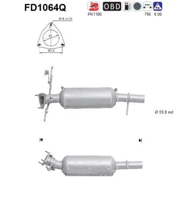 Filtre à particules / à suie, échappement Land Rover FREELANDER 2 · Land Rover FREELANDER 2 VAN