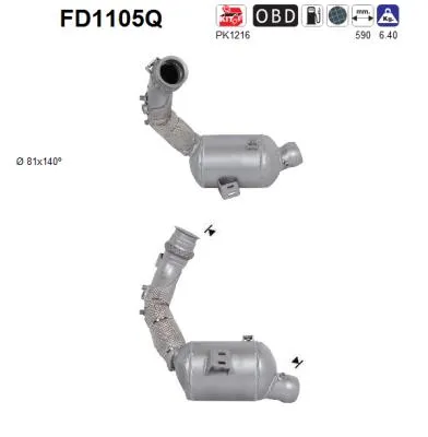 Filtre à particules / à suie, échappement Mercedes-Benz C-CLASS · Mercedes-Benz E-CLASS · Mercedes-Benz E-CLASS T-Model