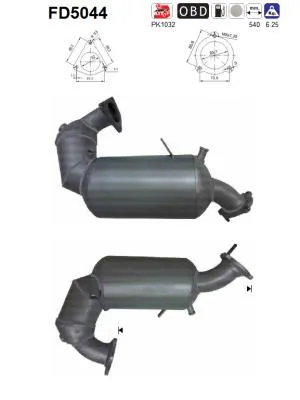 Filtre à particules / à suie, échappement Audi A5 · Audi A4 B8 · Audi A4 B8 Avant