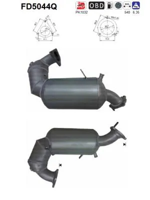 Filtre à particules / à suie, échappement Audi A5 · Audi A4 B8 · Audi A4 B8 Avant