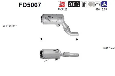 Filtre à particules / à suie, échappement Bmw X5 · Bmw X6