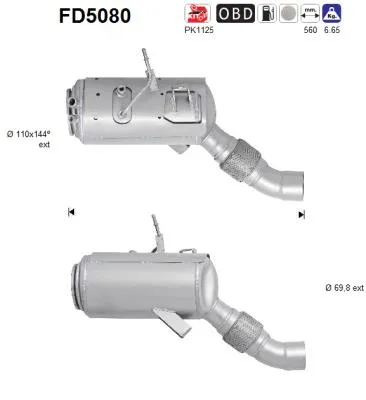 Filtre à particules / à suie, échappement Bmw X3 · Bmw 3 Coupe · Bmw 3 Touring