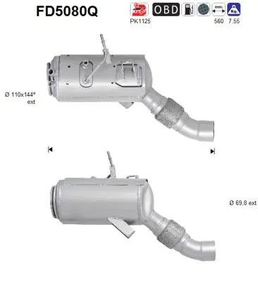 Filtre à particules / à suie, échappement Bmw X3 · Bmw 3 Coupe · Bmw 3 Touring