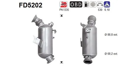 Filtre à particules / à suie, échappement Mercedes-Benz C-CLASS · Mercedes-Benz C-CLASS T-Model · Mercedes-Benz C-CLASS Coupe