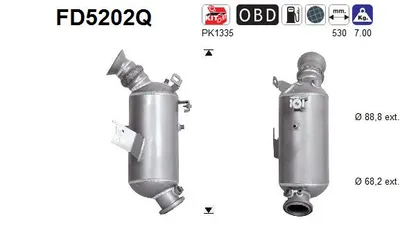 Filtre à particules / à suie, échappement Mercedes-Benz C-CLASS · Mercedes-Benz C-CLASS T-Model · Mercedes-Benz C-CLASS Coupe