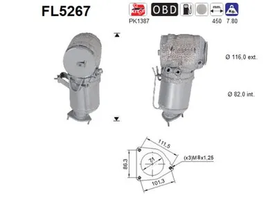 Filtre à particules / à suie, échappement Volvo XC90 II · Volvo V90 II Estate · Volvo S90 II
