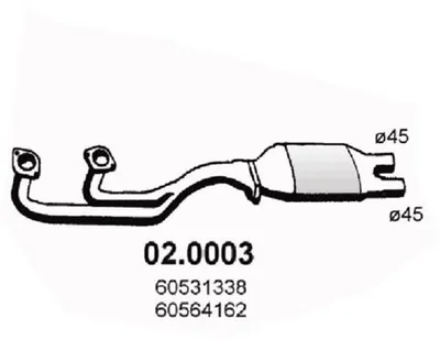 Catalyseur Alfa Romeo 75