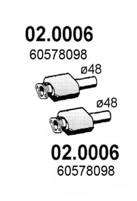 Catalyseur Alfa Romeo 155