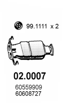 Catalyseur Alfa Romeo 155