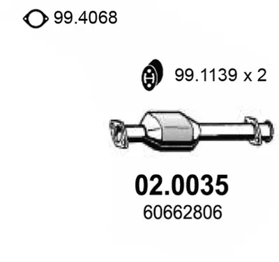 Catalyseur Alfa Romeo 166