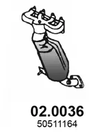 Catalyseur Alfa Romeo MITO · Fiat PUNTO EVO · Fiat DOBLO Bus