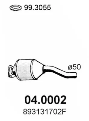 Catalyseur Audi 80 B4 Saloon · Audi 80 B4 Avant · Audi 80 B3 Saloon