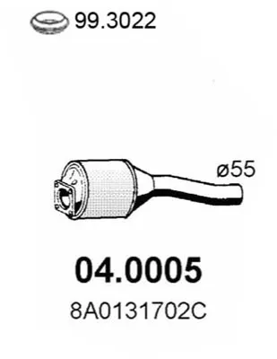 Catalyseur Audi 80 B4 Saloon · Audi 80 B4 Avant · Audi 80 B3 Saloon