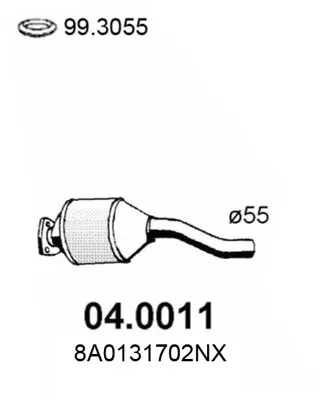 Catalyseur Audi 80 B4 Saloon · Audi 80 B4 Avant · Audi 80 B3 Saloon