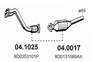 Catalyseur Audi A4 B5 · Audi A6 C5 · Audi A6 C5 Avant