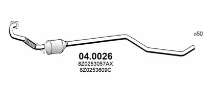 Catalyseur Audi A2