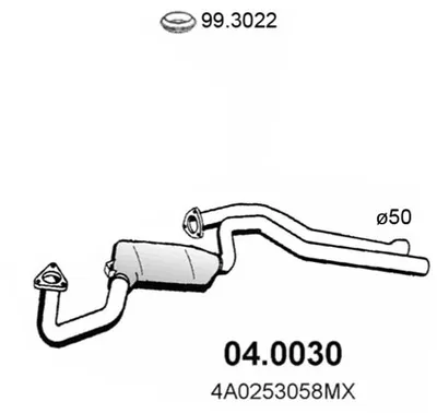 Catalyseur Audi A6 C4 · Audi A6 C4 Avant