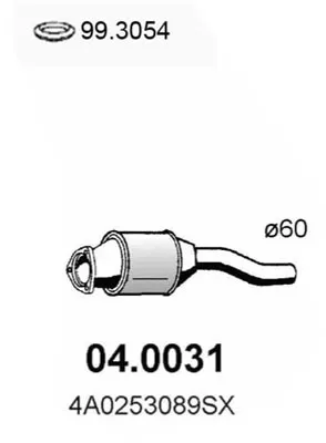 Catalyseur Audi 100 C4 Saloon · Audi 100 C4 Avant · Audi A6 C4