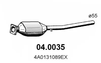 Catalyseur Audi 100 C3 Saloon · Audi 100 C4 Saloon · Audi 100 C4 Avant