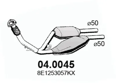 Catalyseur Audi A4 B6 · Audi A4 B6 Avant