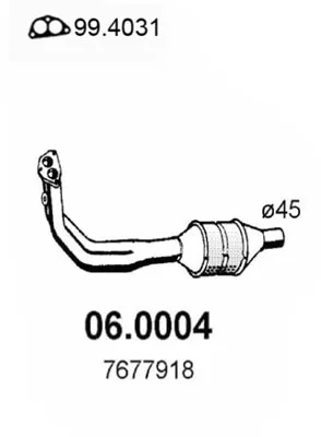 Catalyseur Fiat PANDA · Lancia Y10 · Autobianchi Y10