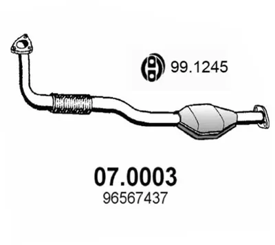 Catalyseur Daewoo MATIZ
