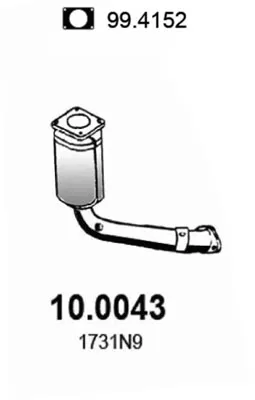 Catalyseur Citroën SAXO · Peugeot 106 II