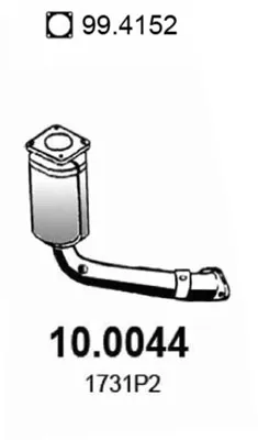 Catalyseur Citroën SAXO · Peugeot 106 II