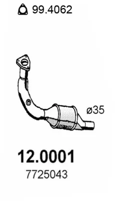 Catalyseur Fiat CINQUECENTO