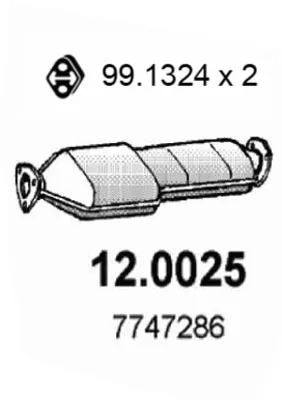 Catalyseur Alfa Romeo 145 · Alfa Romeo 155 · Alfa Romeo 146