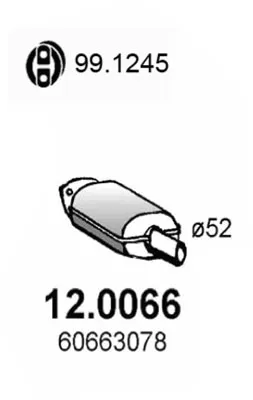 Catalyseur Fiat MULTIPLA